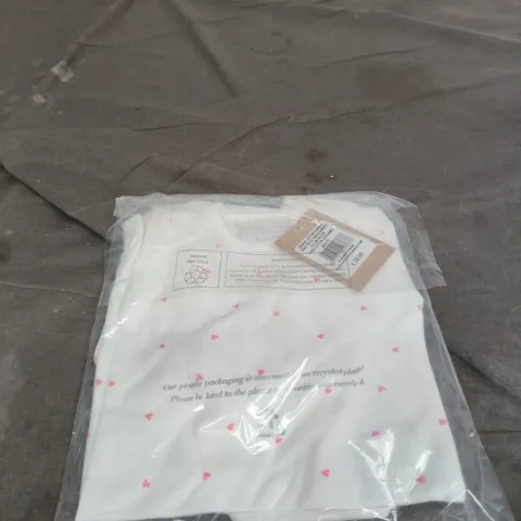 THE WHITE COMPANY ORGANIC COTTON SLEEP SUITS – SET OF 2, 0-3 MONTHS