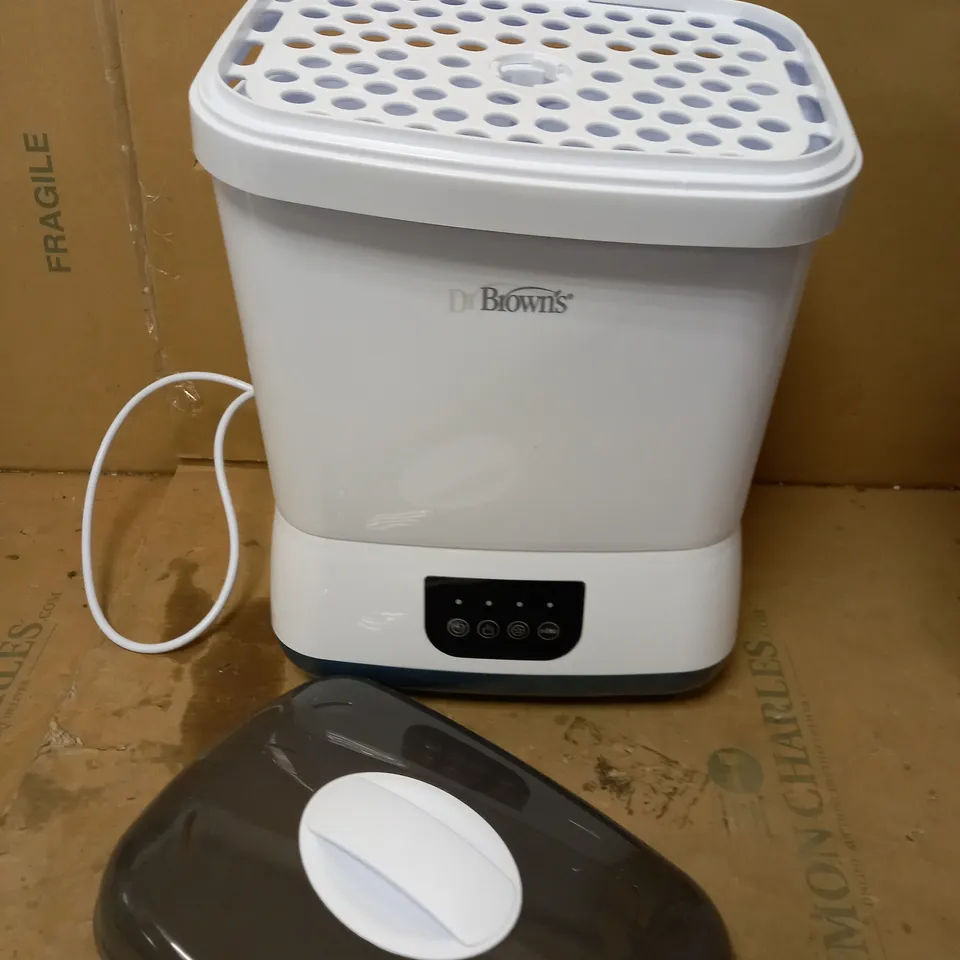 DR BROWNS STEAM BOTTLE STERILISER & DRYER  RRP £99.99
