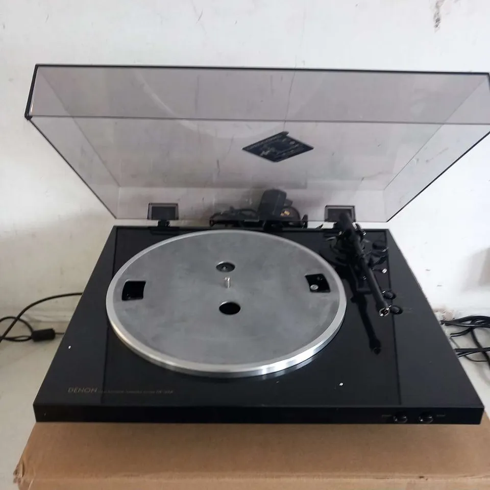 DENON DP300 BLACK RSEXC HIFI TURNTABLE