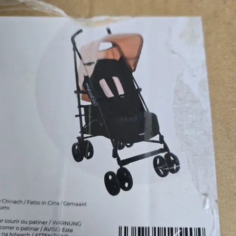 BOXED MY BABIIE MB01 LIGHTWEIGHT STROLLER - BLUSH PINK