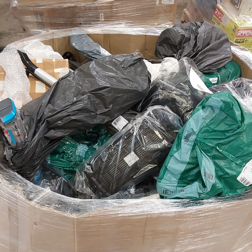 PALLET OF APPROXIMATELY 35 UNPROCESSED RAW RETURN HOUSEHOLD AND ELECTRICAL GOODS TO INCLUDE;