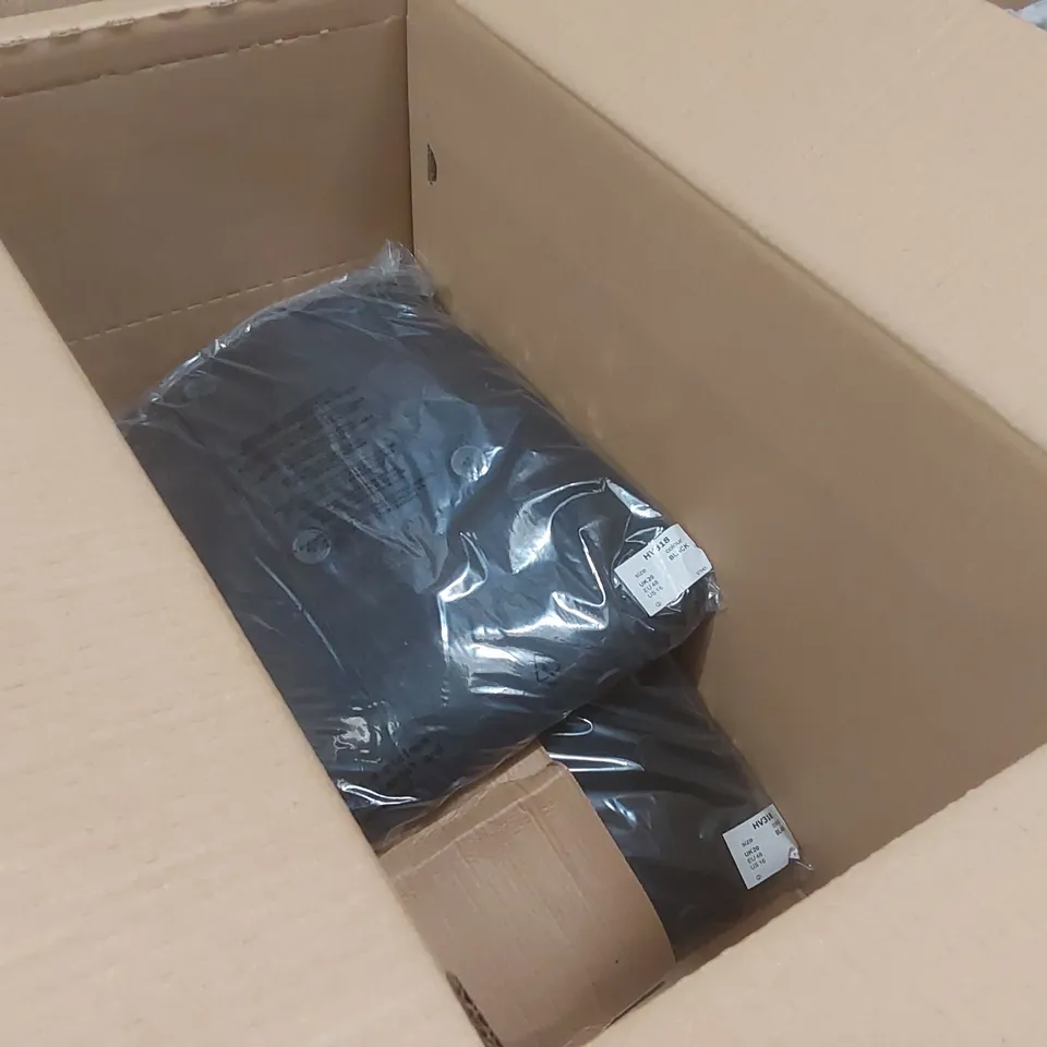 BOX CONTAINING APPROXIMATELY 4x BRAND NEW JD WILLIAMS BLACK HOODED TRENCH COATS - SIZE 20