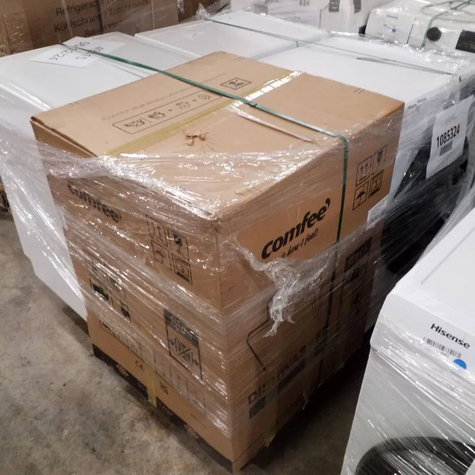 PALLET OF APPROXIMATELY 4 UNPROCESSED RAW RETURN WHITE GOODS TO INCLUDE;