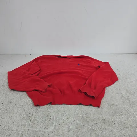 POLO RALPH LAUREN RED JUMPER MEDIUM