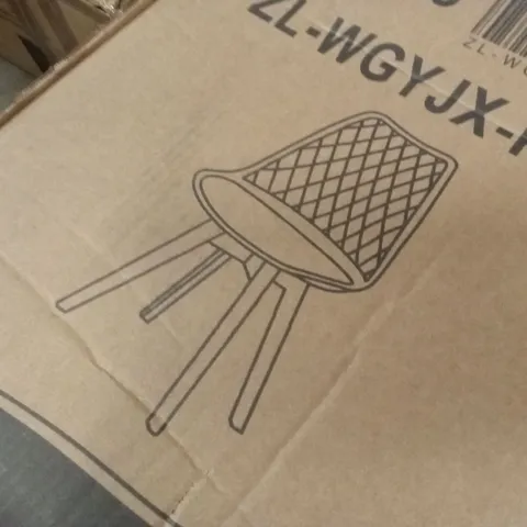 BOXED SET OF 4 CHAIRS (1 BOX)