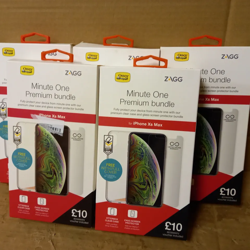 LOT OF 5 MINUTE ONE PREMIUM BUNDLES FOR IPHONE XS MAX