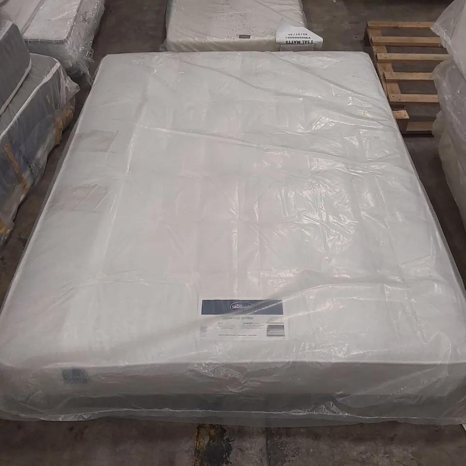 QUALITY BAGGED SILENTNIGHT MIRACOIL ORTHO 5FT KING SIZE MATTRESS 