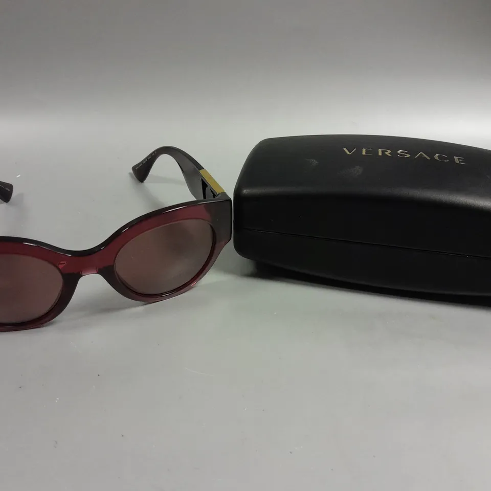 VERSACE 4438B RED FRAME SUNGLASSES 