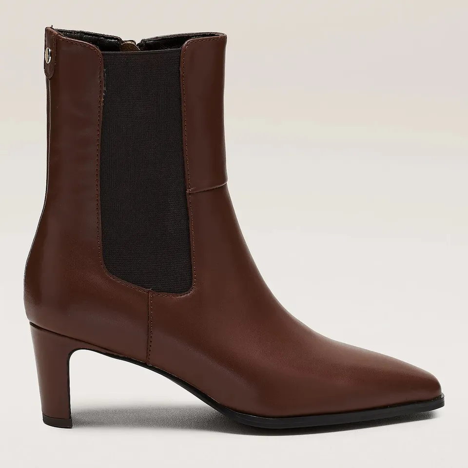 RUTH LANGSFORD LEATHER ANKLE BOOTS - SIZE 7