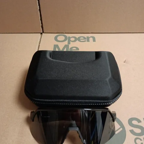 BOXED 100% S3 GLOSS BLACK MATTE BLACK - BLACK MIRROR LENS