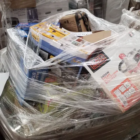 PALLET OF APPROXIMATELY 81 ASSORTED HOUSEHOLD & ELECTRICITY PRODUCTS INCLUDING