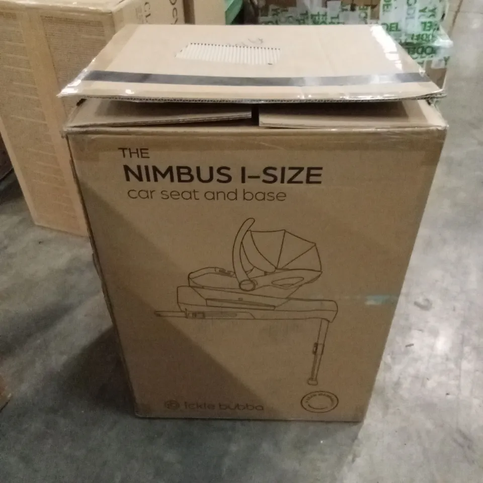 BOXED ICKLE BUBBA THE NIMBUS I-SIZE CAR SEAT AND BASE