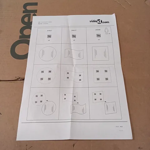 BOXED VIDA XL MIRROR SET (1 BOX)