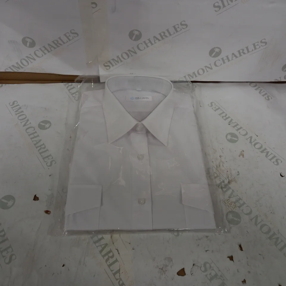 BRAND NEW WHITE WILLIAMS DISLEY SHIRT SIZE 18