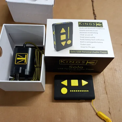 BOXED KINGS SOLO USB PERSONAL AUDIO SYSTEM