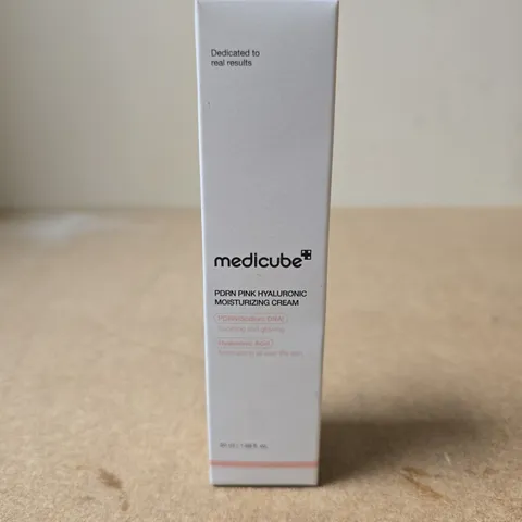 MEDICUBE PDRN PINK HYALURONIC MOISTURIZING CREAM – BOXED AND SEALED