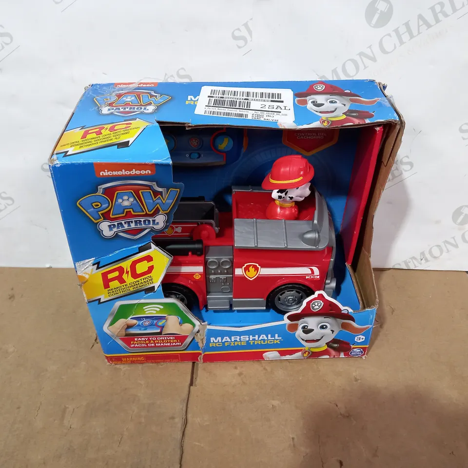 BOXED PAW PATROL MARSHALL RC FIRE TRUCK  RRP £25