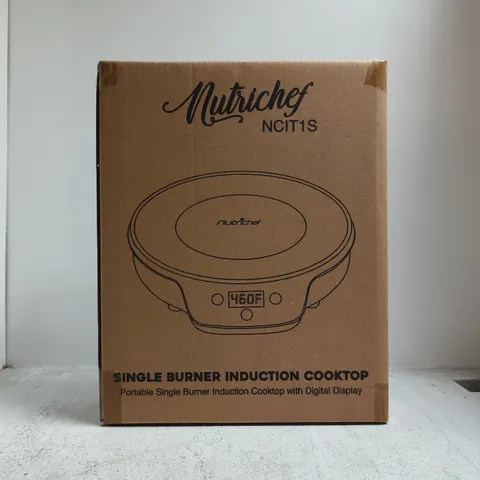 NUTRICHEF NCIT1S SINGLE BURNER INDUCTION COOKTOP – BOXED