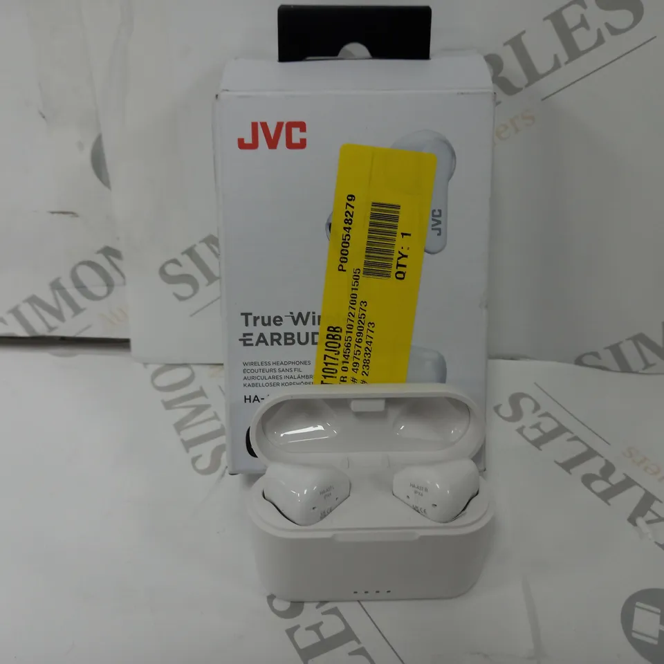 BOXED JVC TRUE WIRELESS EARBUDS - WHITE
