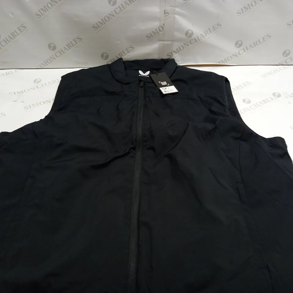 CASTORE PADDED GILET IN BLACK - 3XL