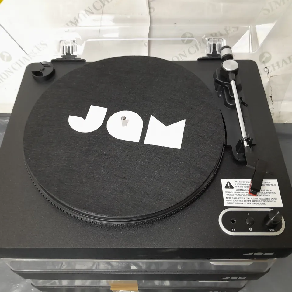 LOT OF 3 UNBOXED JAM BLUETOOTH TURNTABLES