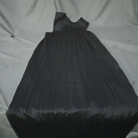 ALLSAINTS BLACK PLEATED DRESS – SIZE MEDIUM