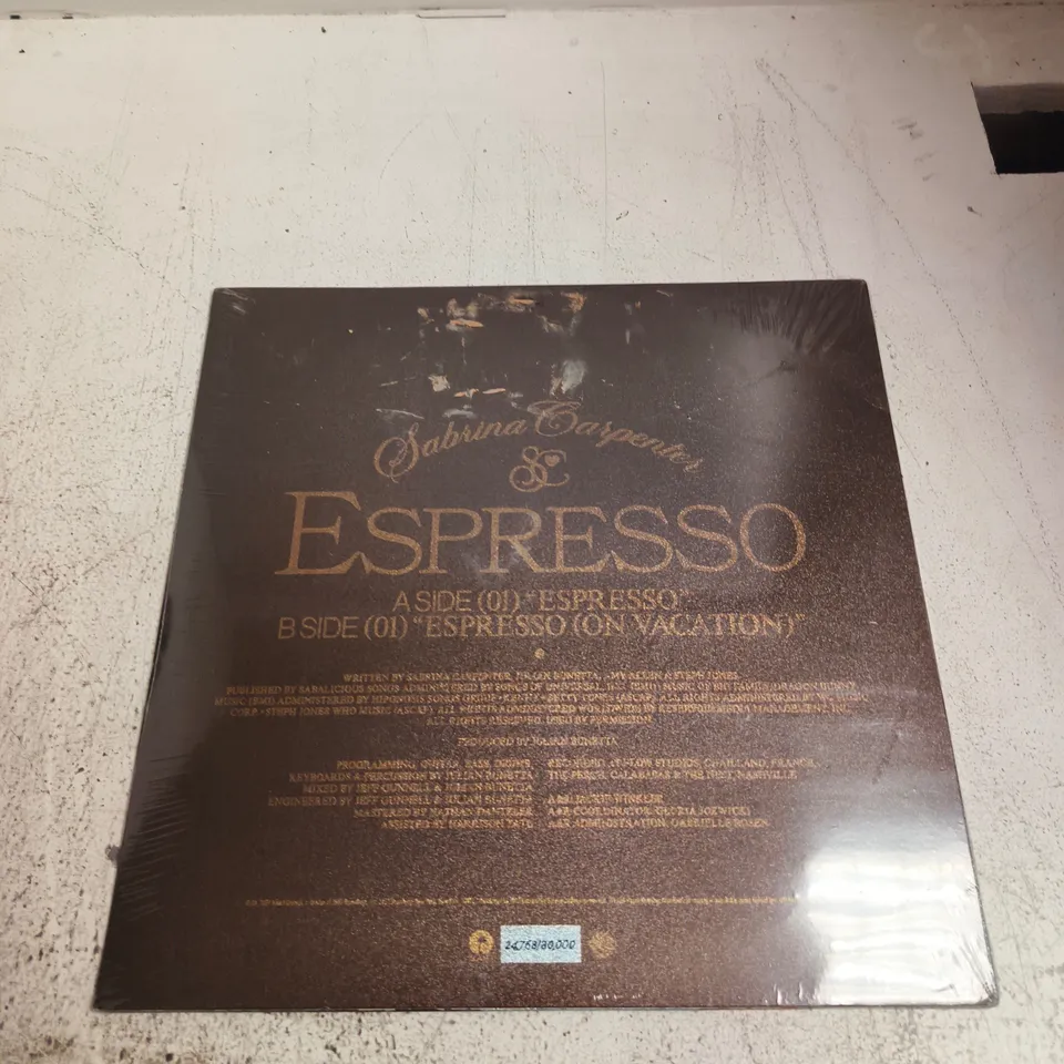 SEALED SABRINA CARPENTER VINYL LP ESPRESSO