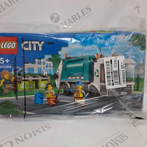 BOXED LEGO CITY RECYCLING TRUCK 60386