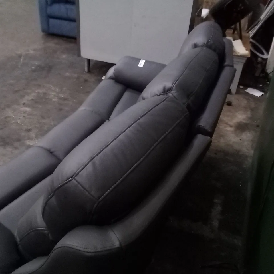 DESIGNER G PLAN MADE KINGSBURY CAMBRIDGE SLATE ELECTRIC RECLINING 3 SEATER CURVED SOFA