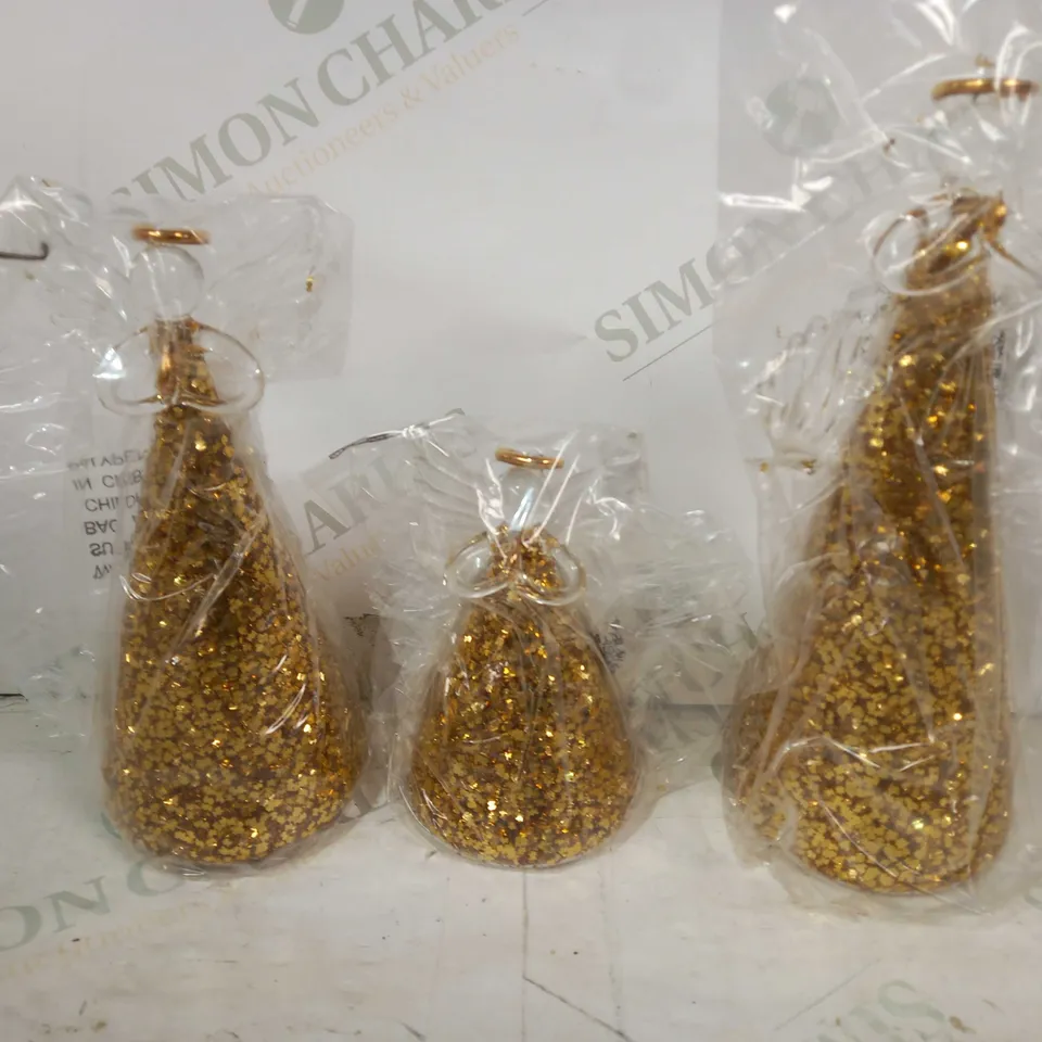 HOME REFLECTIONS SET OF PRE-LIT GLITTER ANGELS