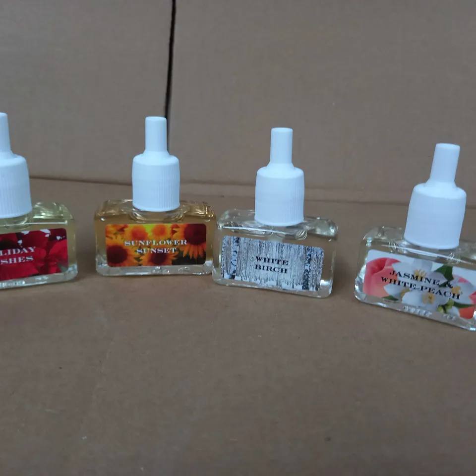 HOMEWORX BOX OF PLUG-IN DIFFUSER SCENTS - 4 SEASONS - 12 SCENTS IN TOTAL (SEE PROD. DESCRIPTION FOR MORE INFO.)
