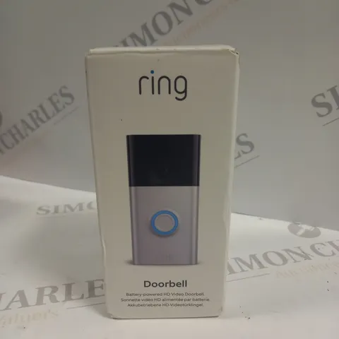 BOXED SEALED RING BATTERY POWERED HD VIDEO DOORBELL