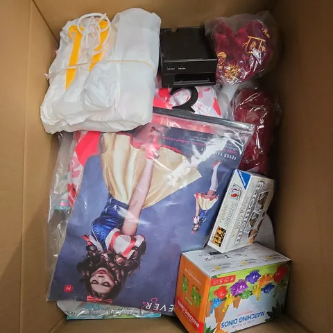 LARGE BOX OF ASSORTED TOYS AND GAMES 