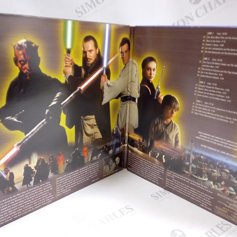 START WARS EPISODE I THE PHANTOM MENACE SOUNDTRACK VINYL 