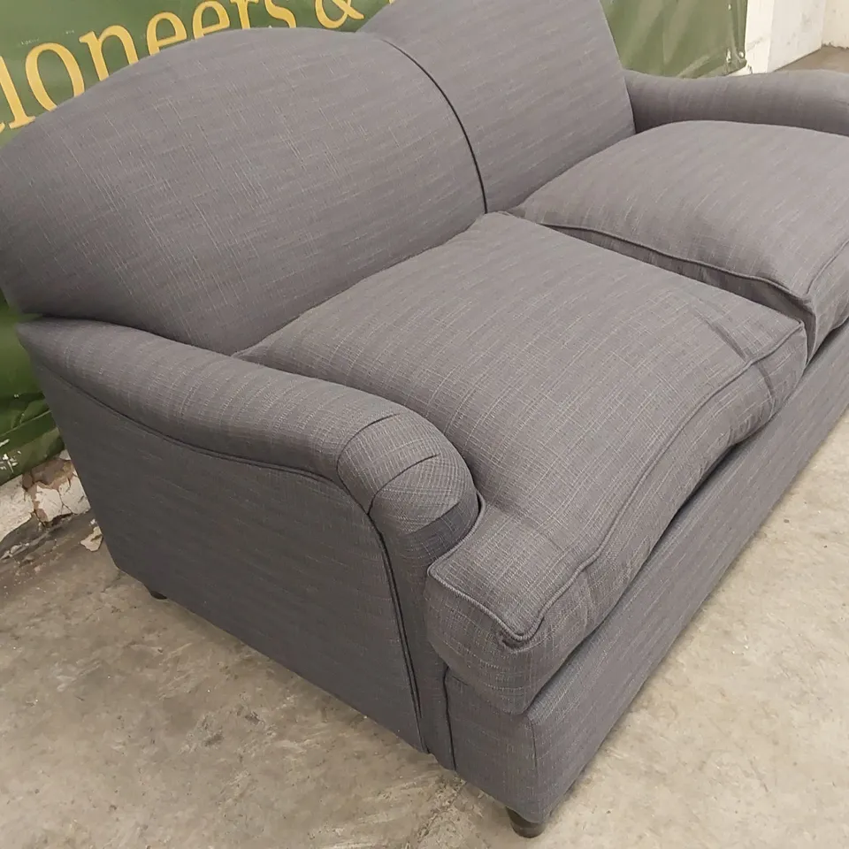 QUALITY DESIGNER GREY FABRIC SOFA BED 
