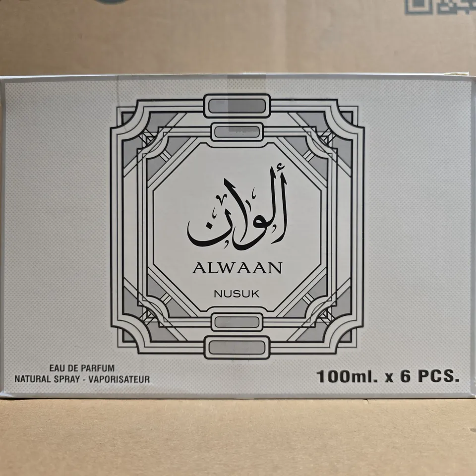 ALWAAN NUSUK EAU DE PARFUM - 6 X 100ML BOXED SET