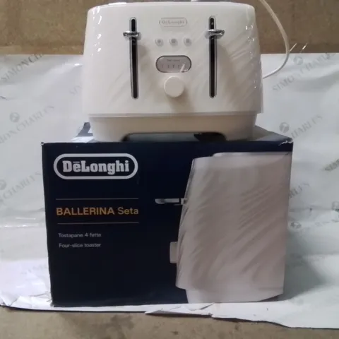 BOXED DELONGHI 4 SLICE TOASTER