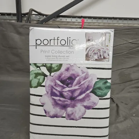 PORTFOLIO HOME SUPER KING DUVET SET