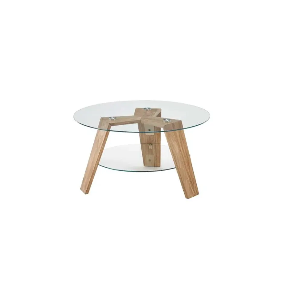 BOXED 3 LEG COFFEE TABLE WITH STORAGE 