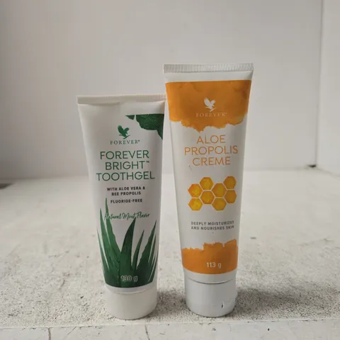 FOREVER BRIGHT TOOTHGEL & ALOE PROPOLIS CREME (2 X TUBES)