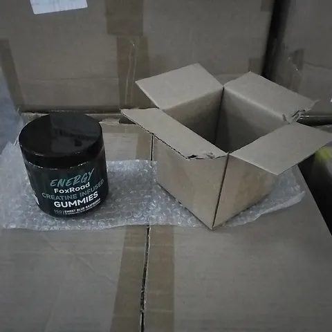 BOXED AND BAGGED ENERGY FOXROAD CREATINE INFUSED GUMMIES 30 PER BOX APPROX - EXPIRY 01/09/2026