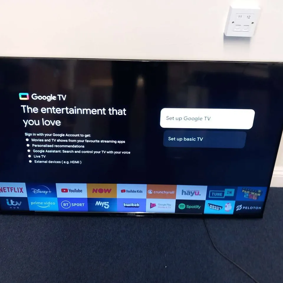 SONY UE50CU8500 50 INCH 4K ULTRA HD HDR SMART LED TV