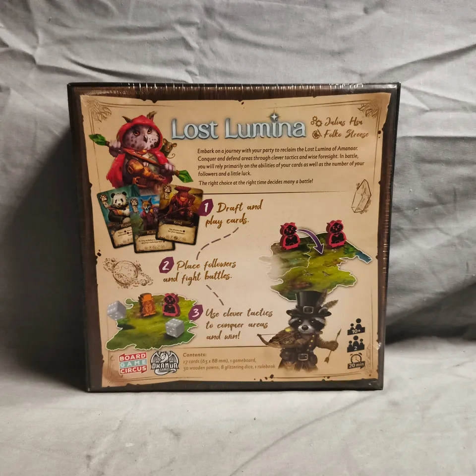 SEALED LOST LUMINA – BOARD GAME (BOXED)
