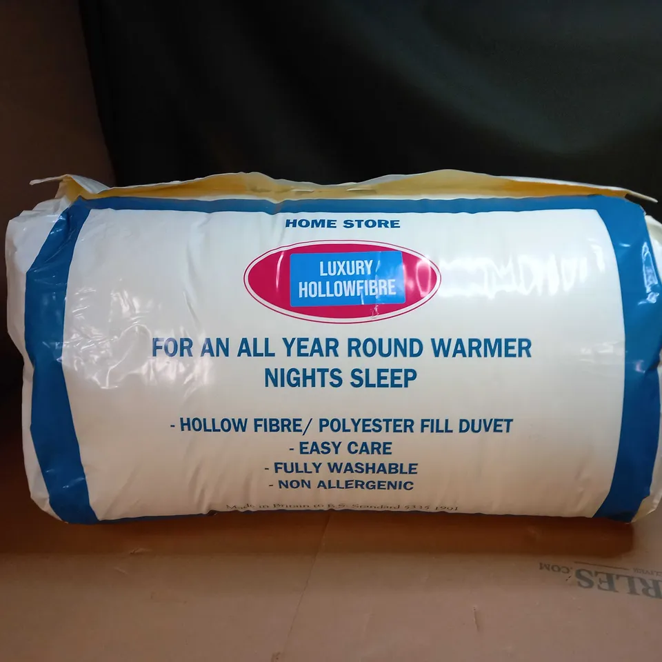 HOME STORE LUXURY HOLLOW FIBRE / POLYESTER FILL DUVET ( SINGLE)