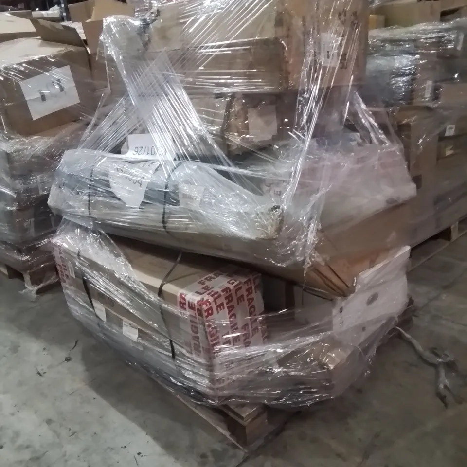 PALLET OF ASSORTED HOUSEHOLD GOODS AND PRODUCTS TO INCLUDE;KITCHEN FAUCET,MATTRESSES TOPPER