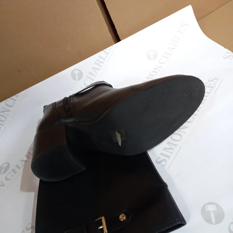 DUNE BLACK BOOTS SIZE 8