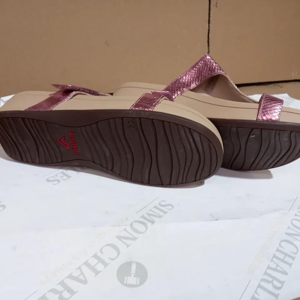 VIONIC ELLIE SANDAL PINK SIZE 4