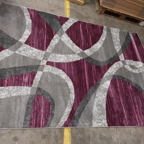 SWING GREY VIOLET RUG // 160 X 230CM