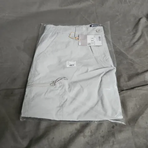 MOUNTAIN WAREHOUSE HIKER STRETCH WOMENS SHORTS IN LIGHT GREY SIZE 12