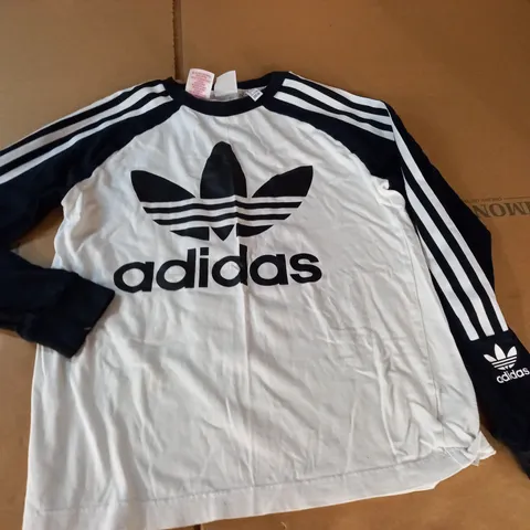 ADIDAS LONG SLEEVE T-SHIRT - 11/12 YRS